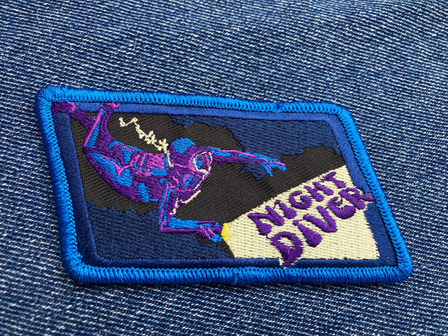 Night Diver Patch for Scuba Adventurers Travel Patches for Scuba Divers Night Diver Specialty Patch Patch Collection Advanced Diver Badge