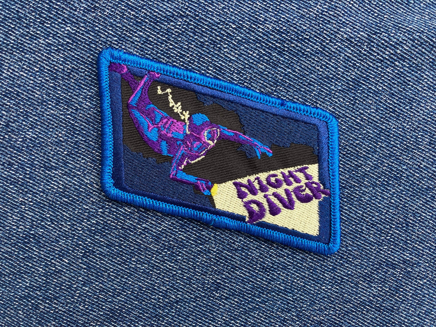 Night Diver Patch for Scuba Adventurers Travel Patches for Scuba Divers Night Diver Specialty Patch Patch Collection Advanced Diver Badge