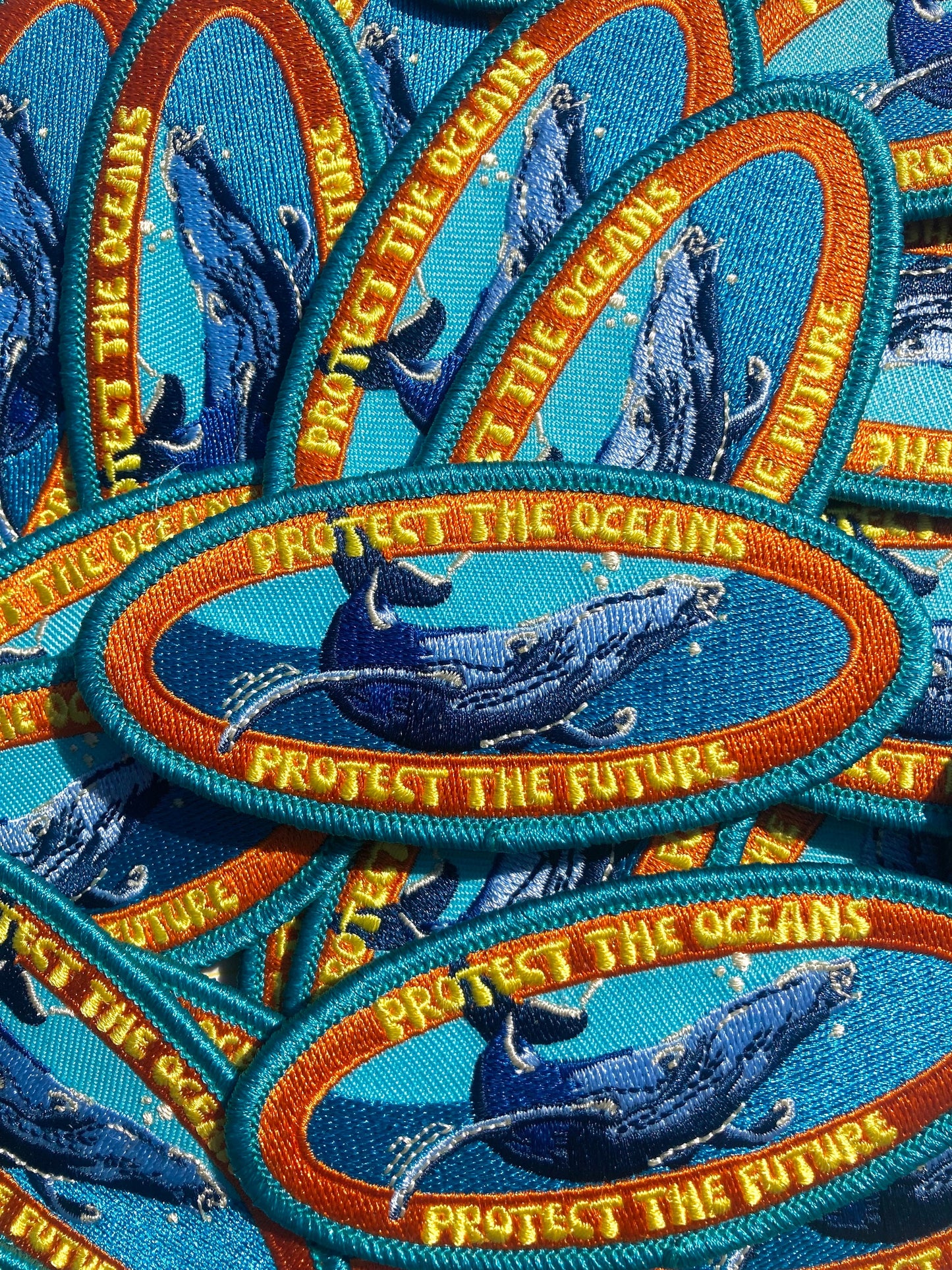 Whale Patch - Protect our Oceans Marine Conservation Patch.