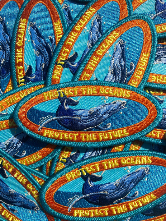 Whale Patch - Protect our Oceans Marine Conservation Patch.